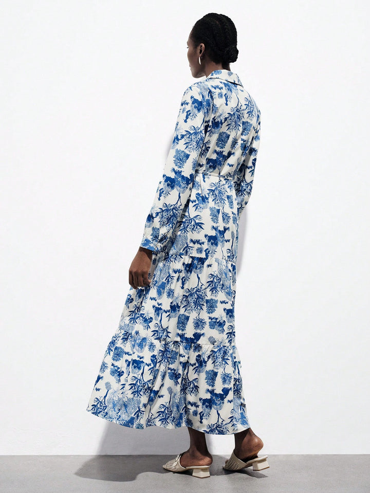 Rochie maxi SHEIN, mix culori