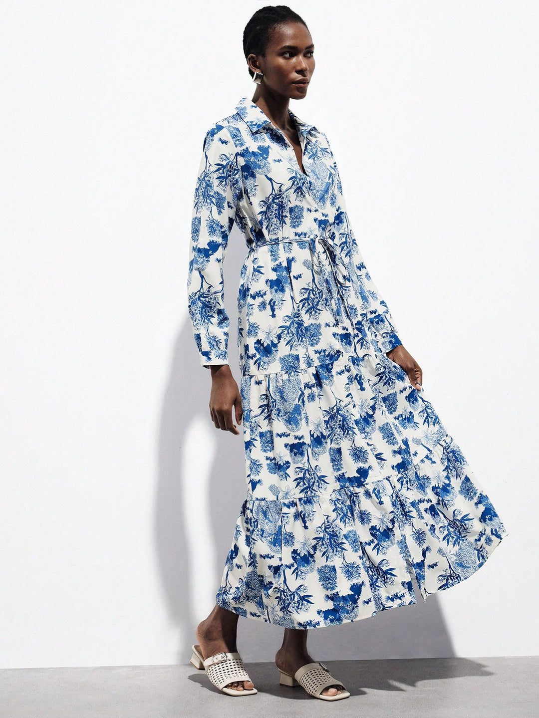Rochie maxi SHEIN, mix culori