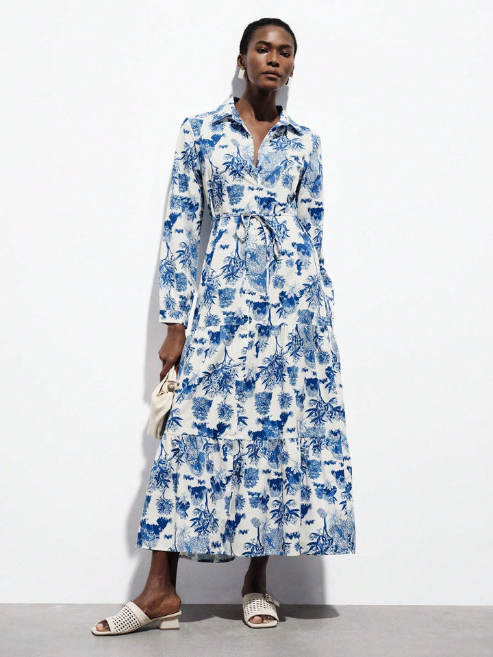 Rochie maxi SHEIN, mix culori
