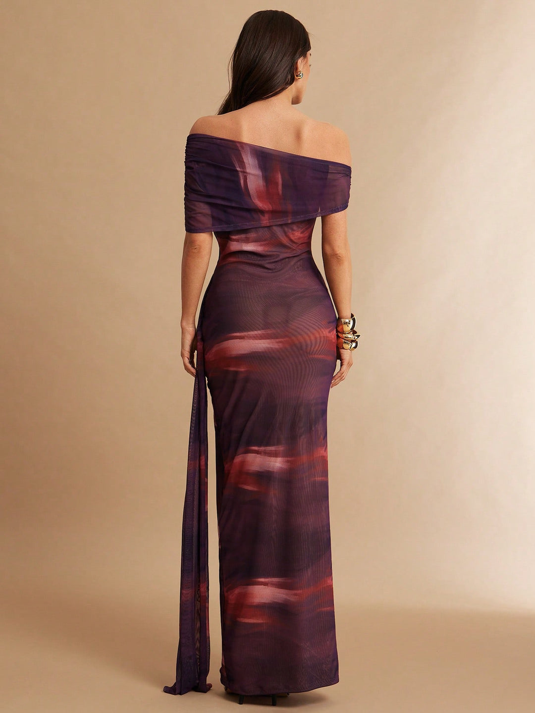 Rochie maxi SHEIN, mix culori