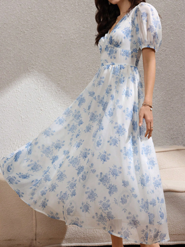 Rochie midi SHEIN, mix culori