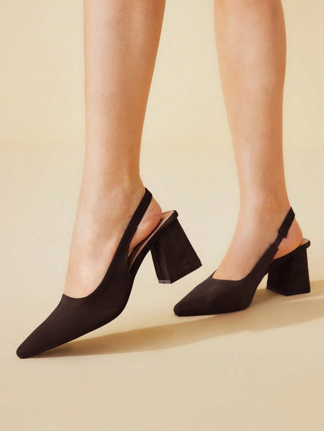 Pantofi cu toc SHEIN, maro