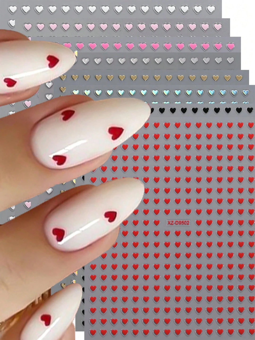Set stickere pentru unghii SHEIN, mix culori