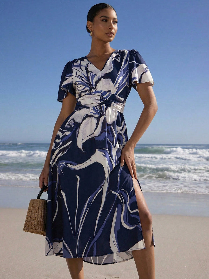Rochie midi SHEIN, albastru
