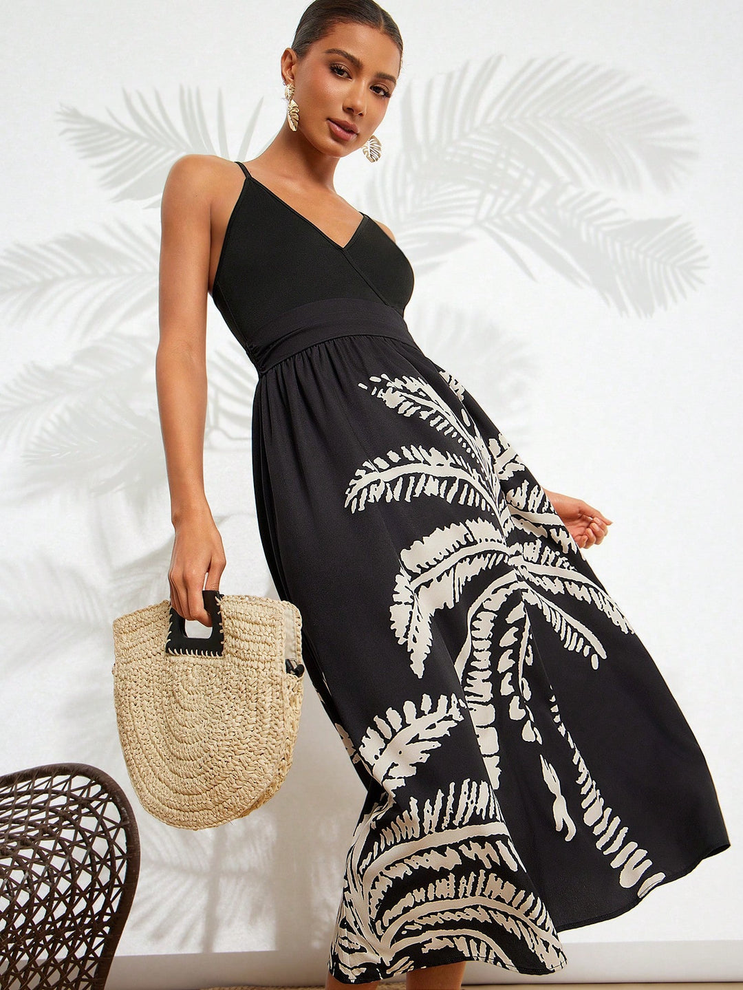 Rochie maxi SHEIN, mix culori