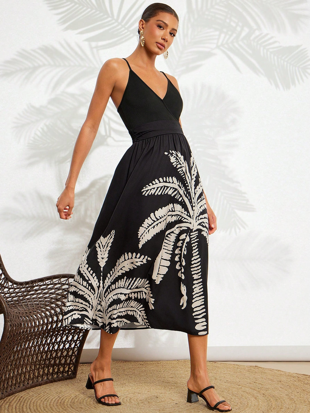 Rochie maxi SHEIN, mix culori