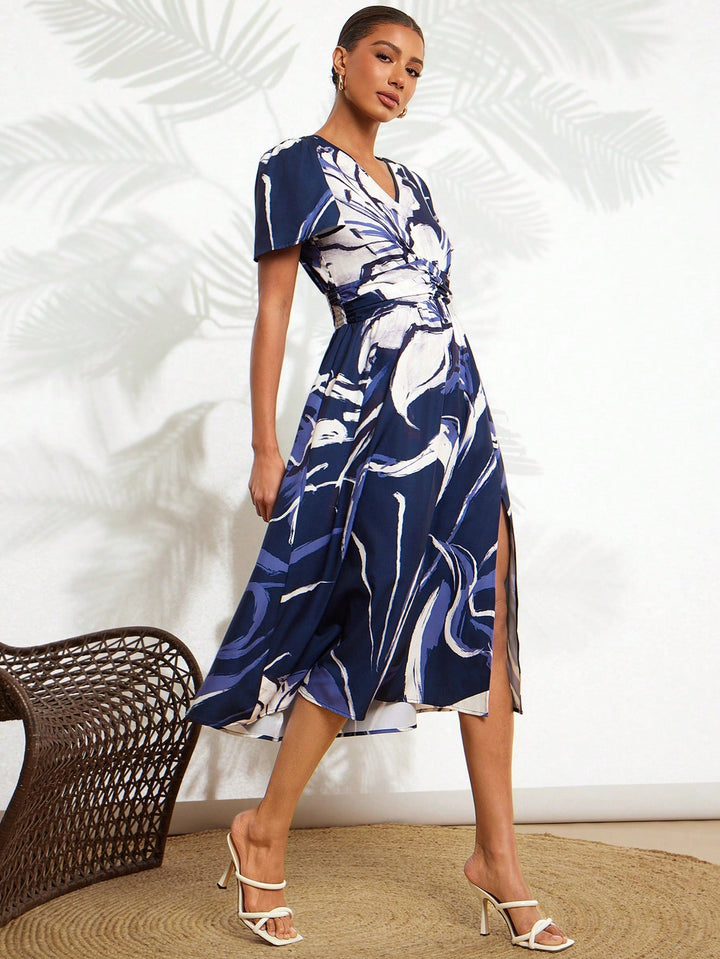 Rochie midi SHEIN, albastru