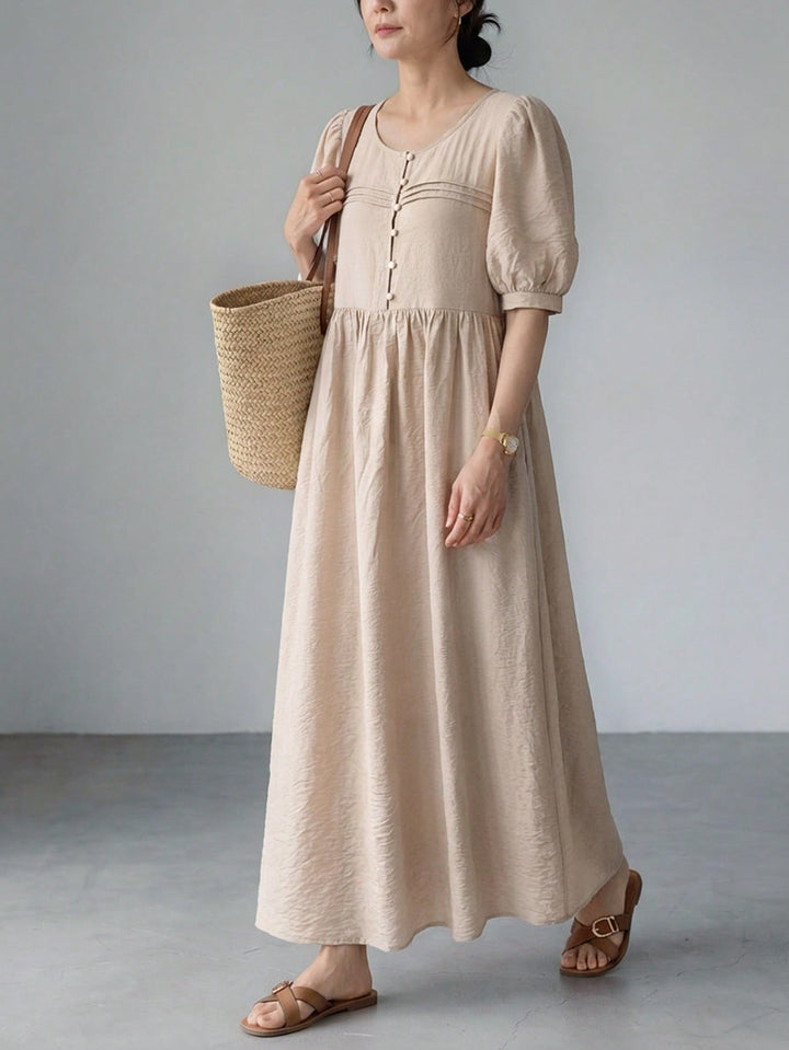Rochie maxi SHEIN, bej