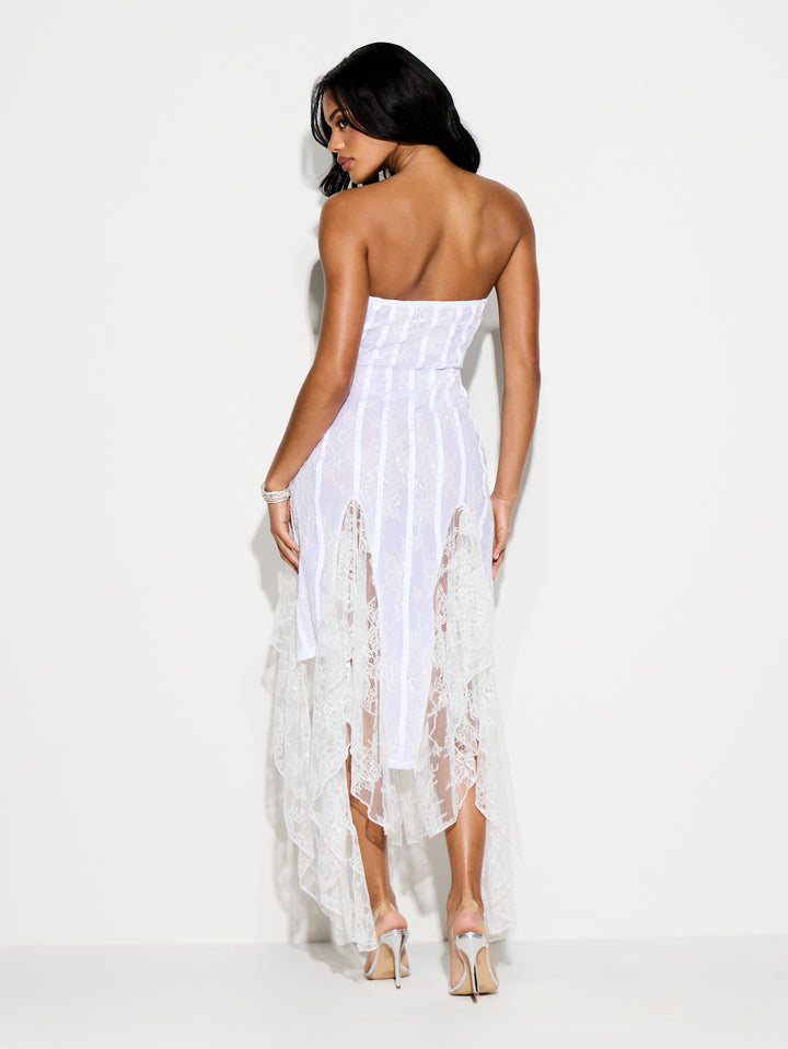 Rochie maxi SHEIN, alb
