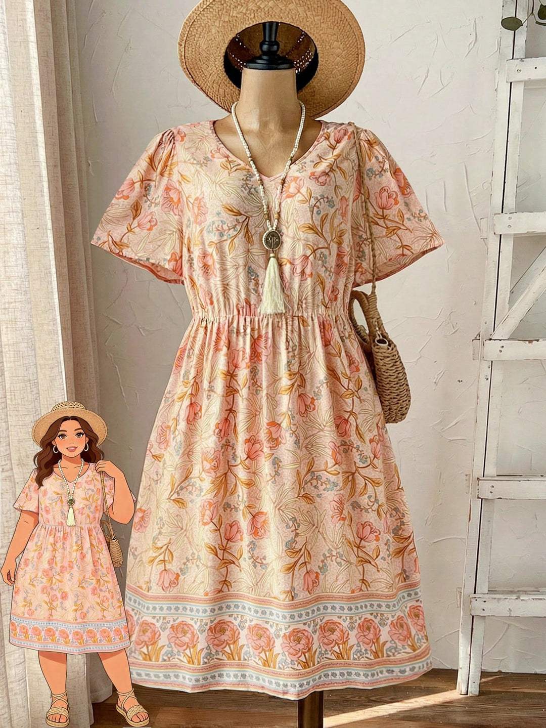Rochie SHEIN, mix culori