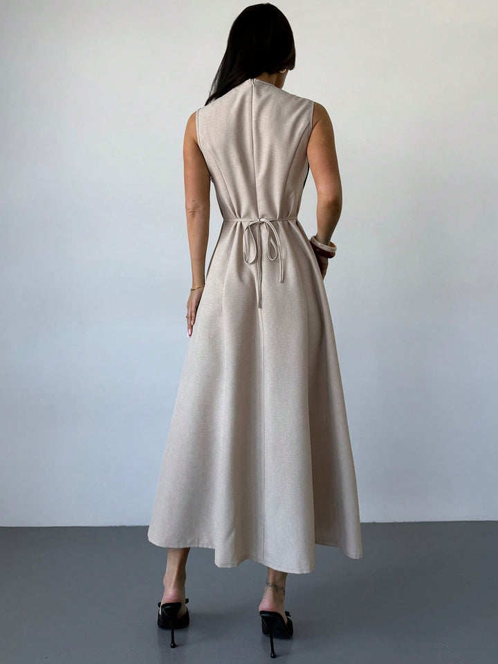 Rochie maxi SHEIN, kaki