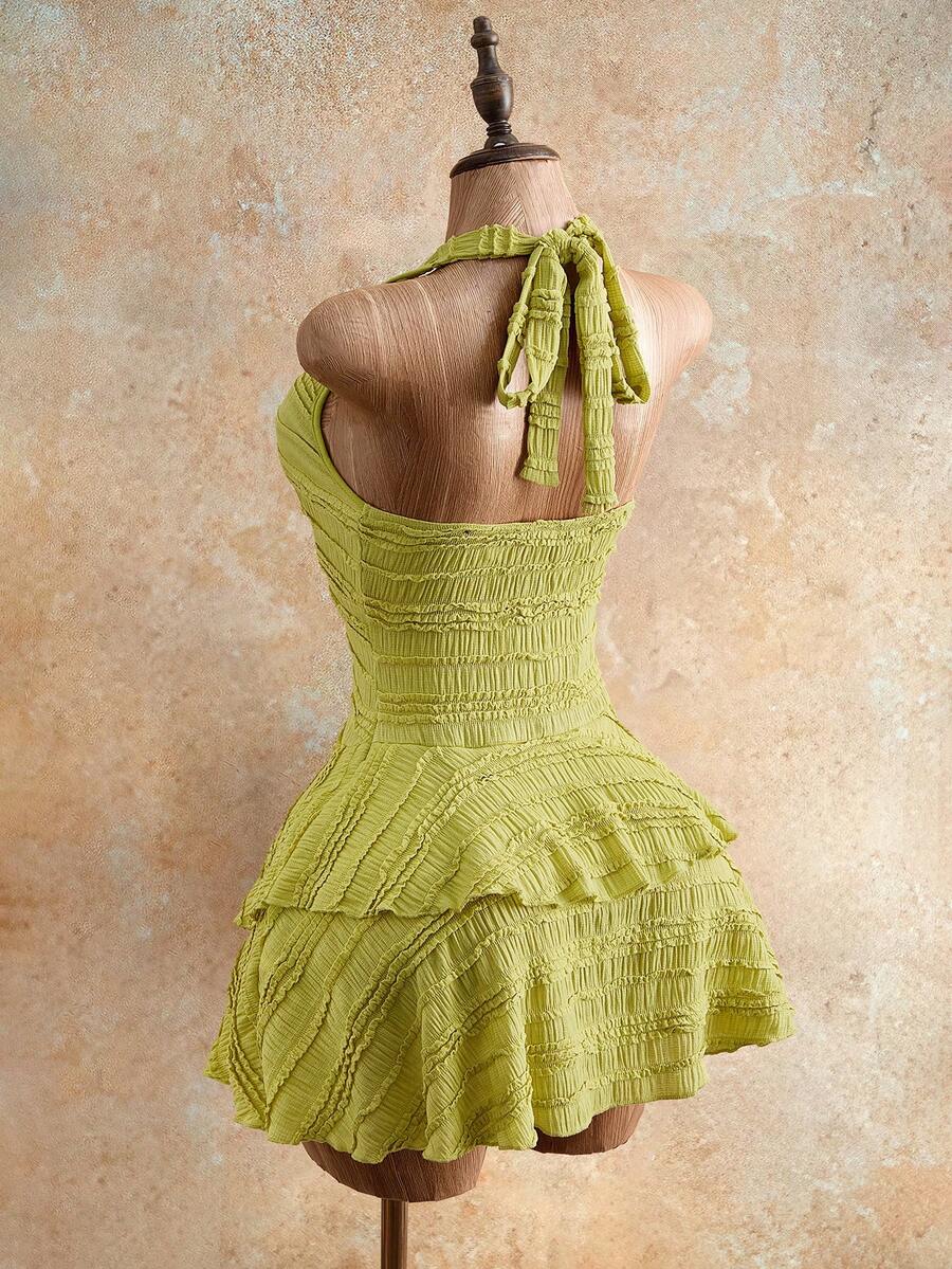 Rochie mini SHEIN, verde