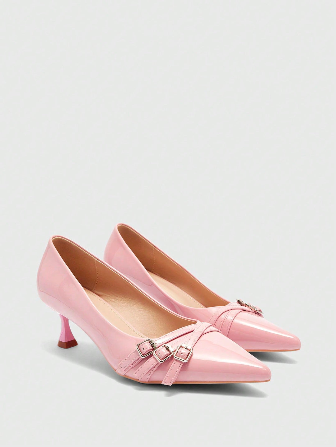 Pantofi cu toc SHEIN, roz