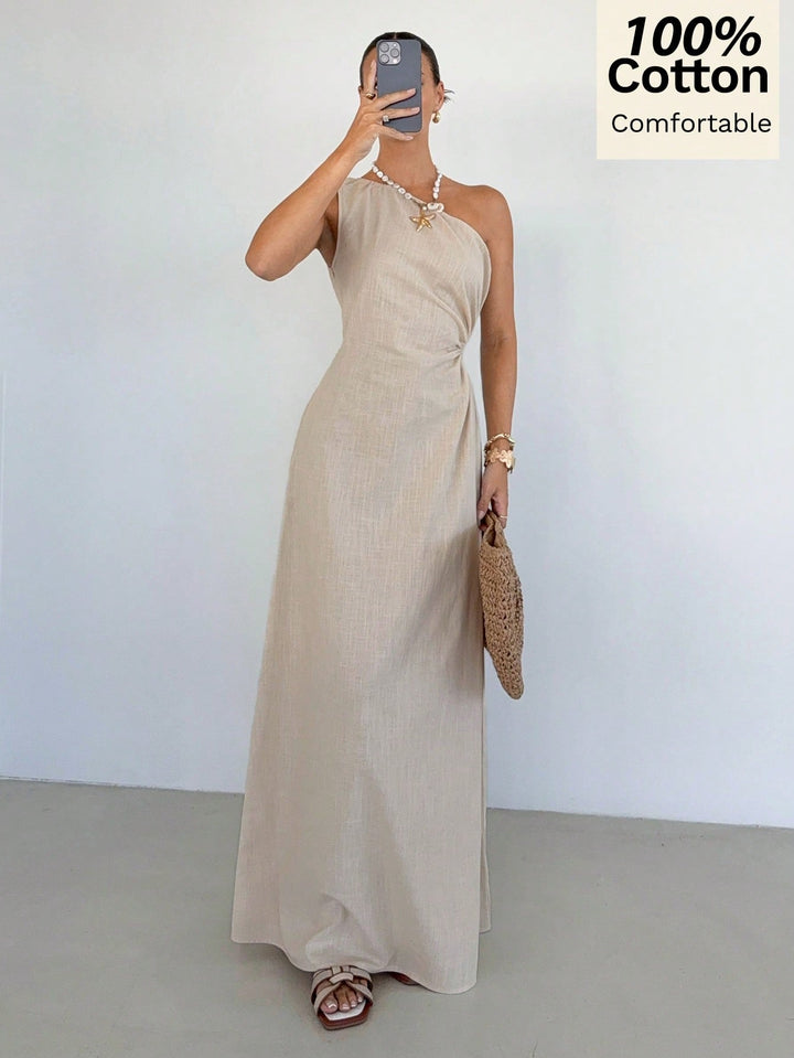 Rochie maxi SHEIN, bej