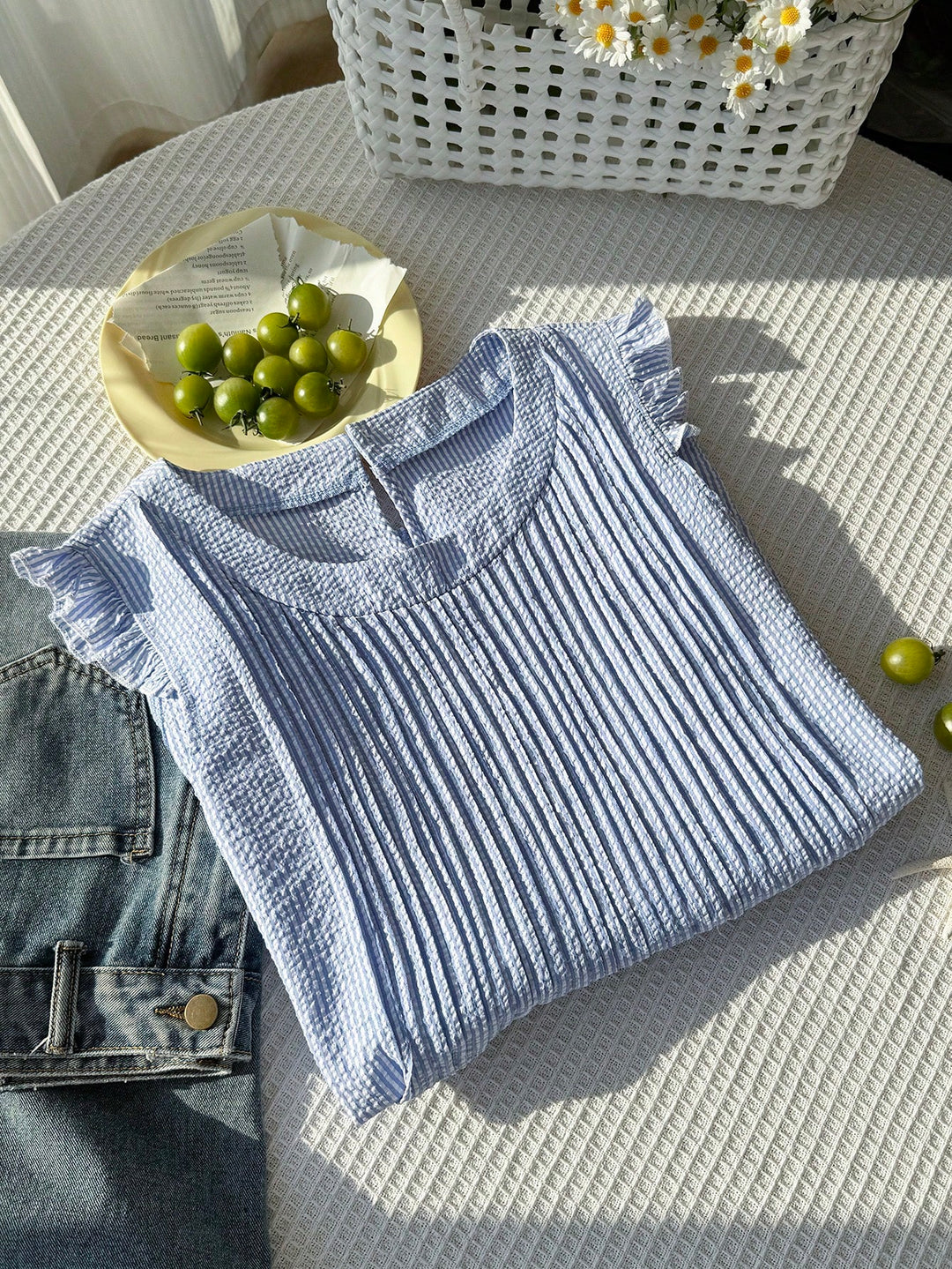 Tricou SHEIN, albastru