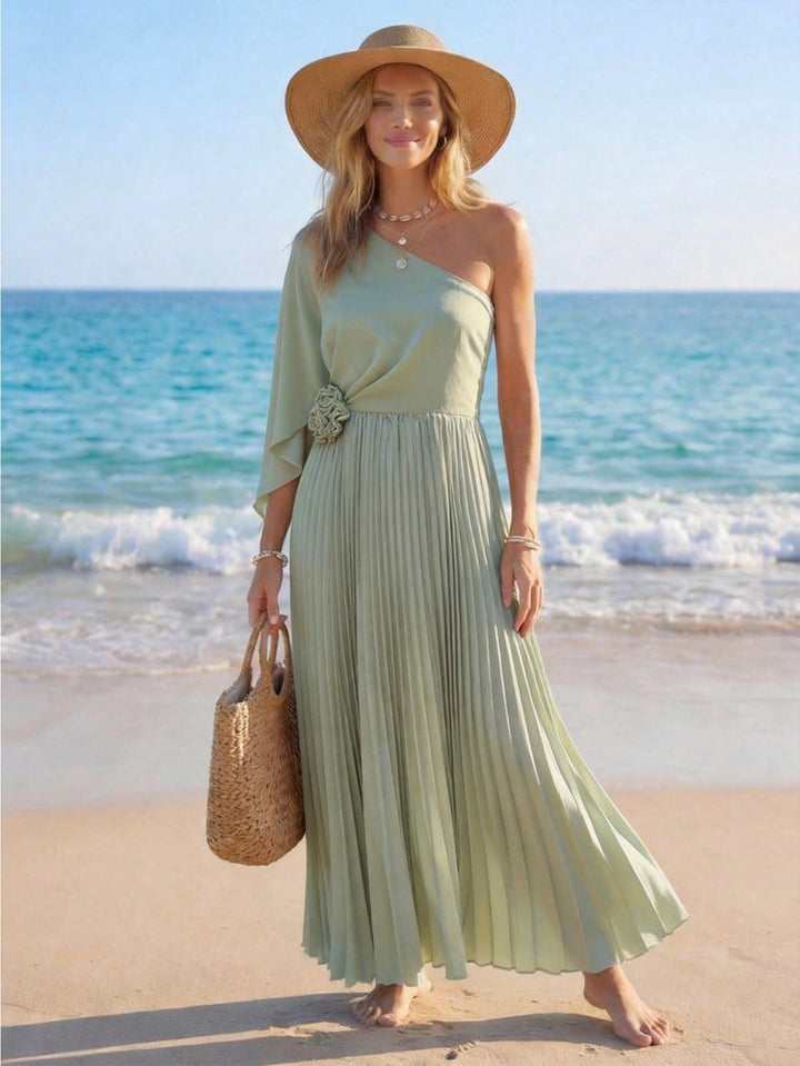 Rochie maxi SHEIN, verde