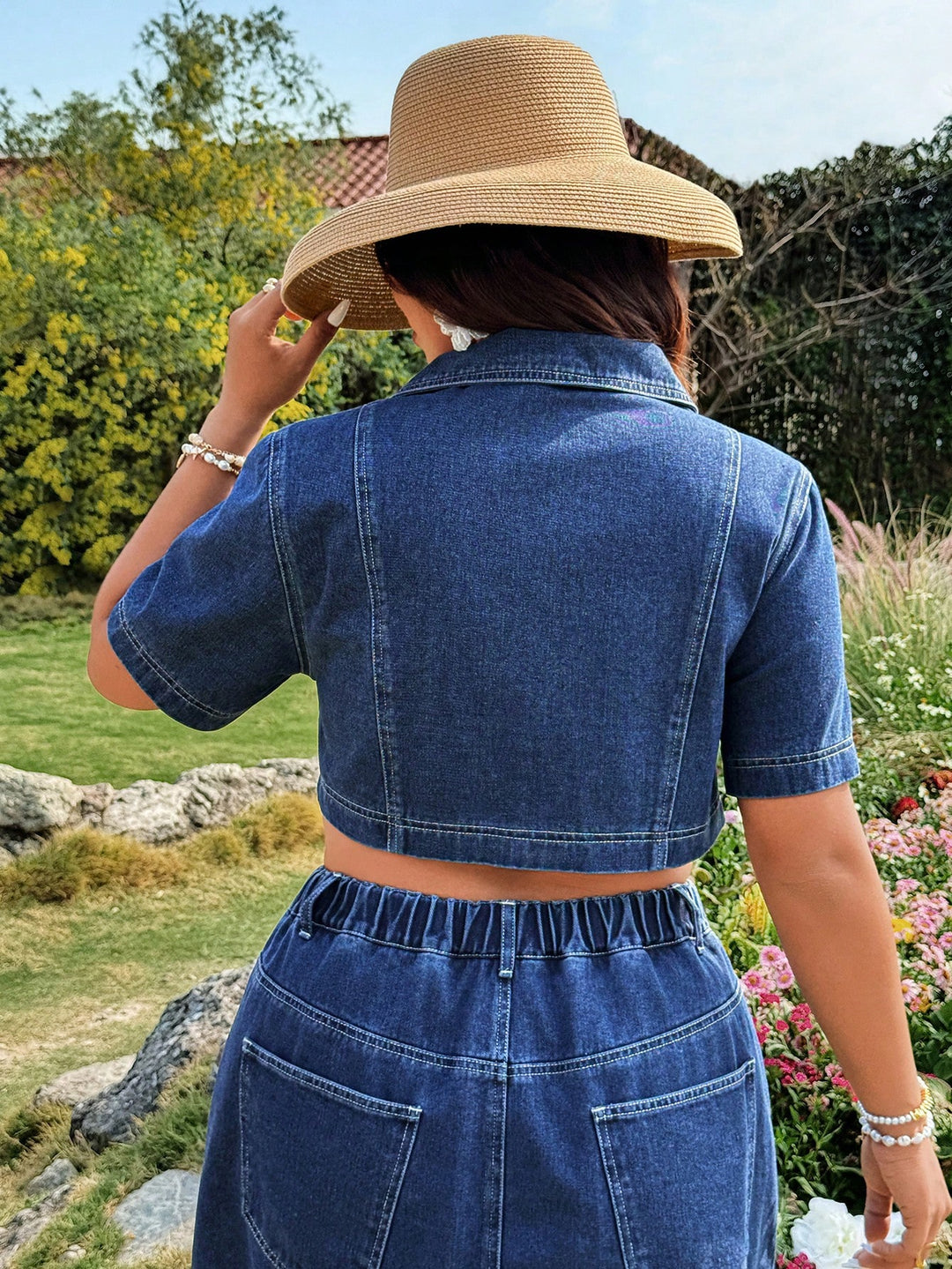 Top SHEIN, albastru