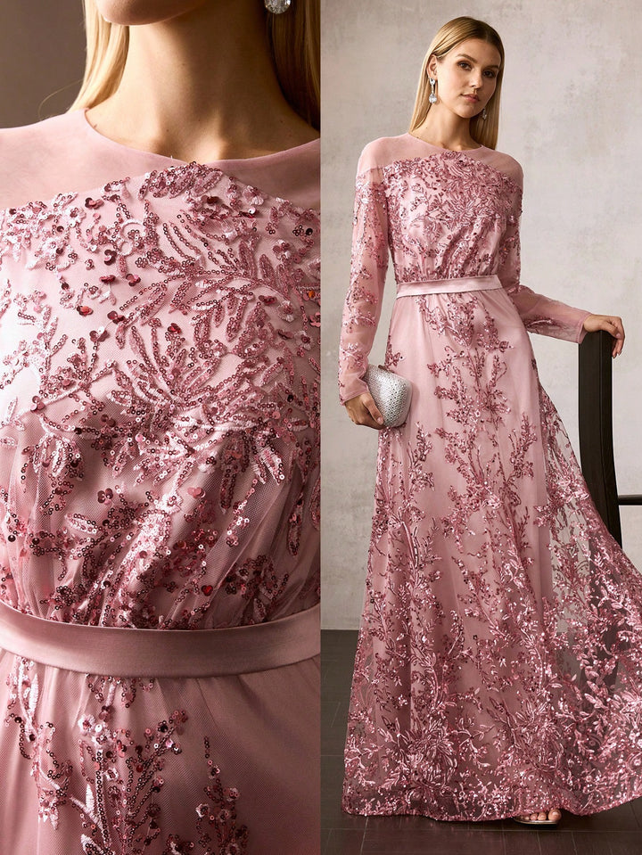 Rochie de ocazie SHEIN, roz
