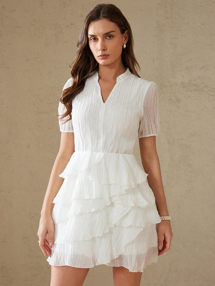 Rochie midi SHEIN, alb
