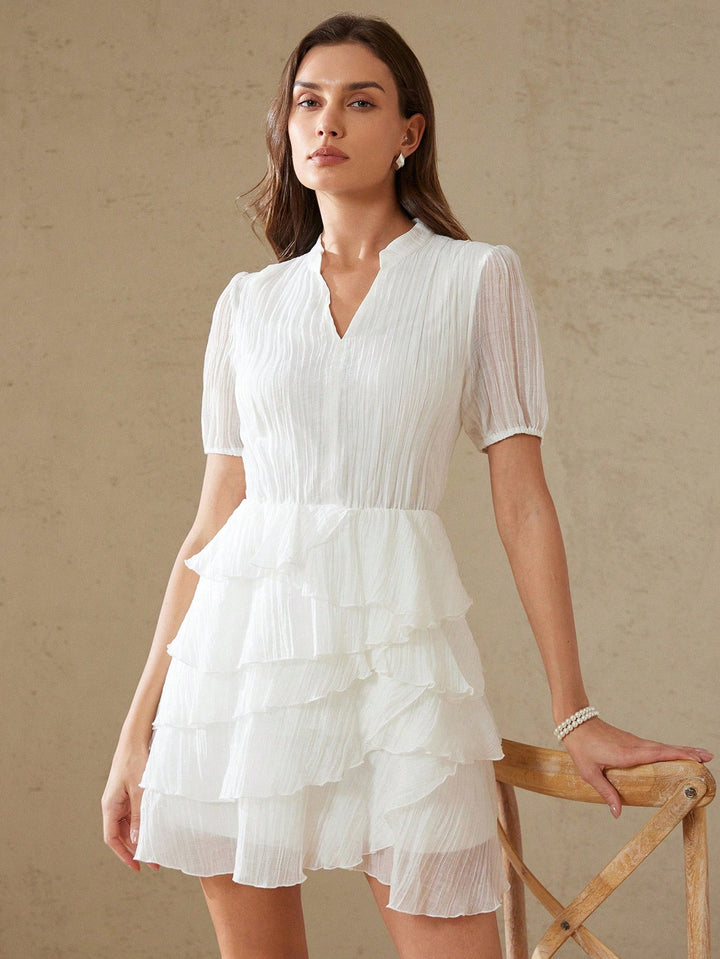 Rochie midi SHEIN, alb