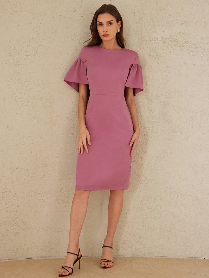 Rochie midi SHEIN, mov