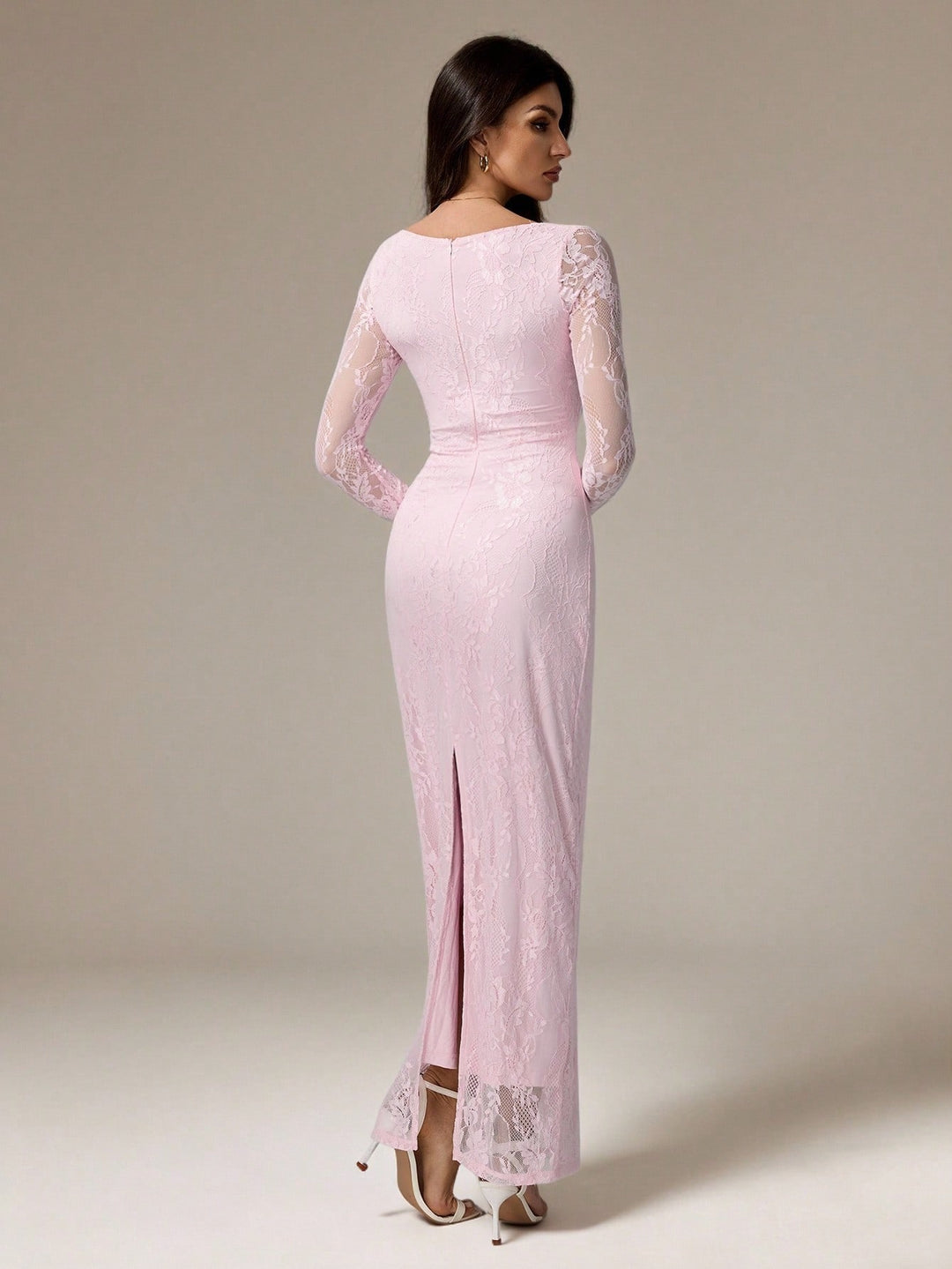 Rochie maxi SHEIN, roz