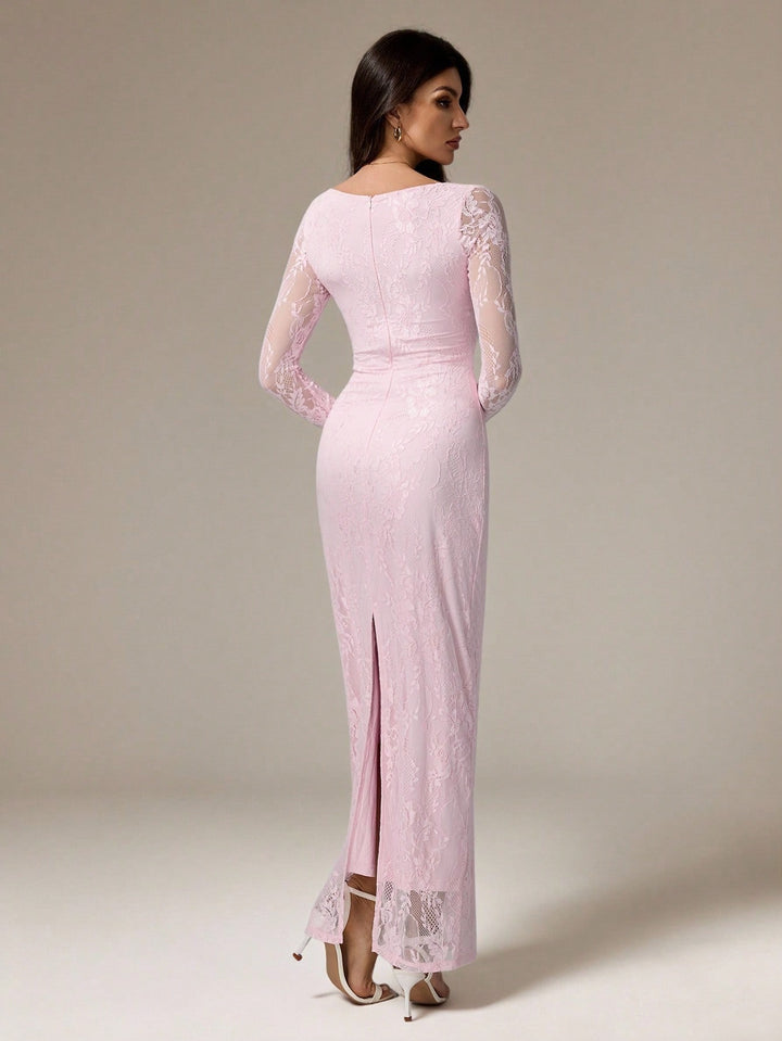 Rochie maxi SHEIN, roz