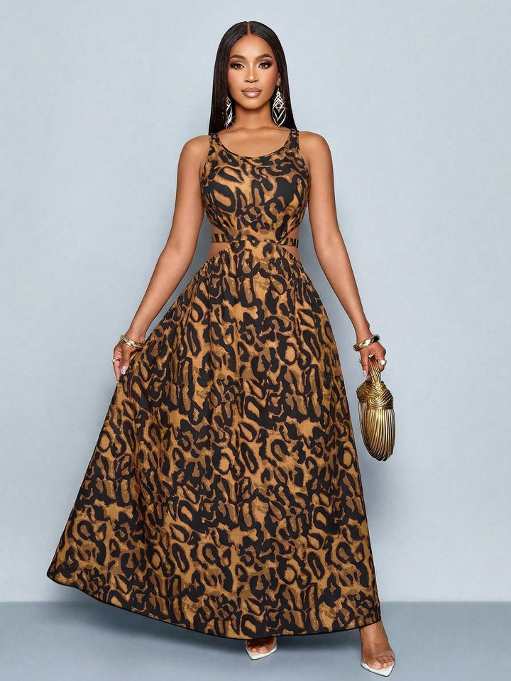 Rochie maxi SHEIN, maro