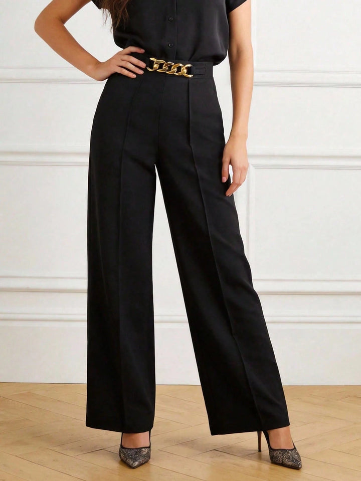 Pantaloni SHEIN, negru