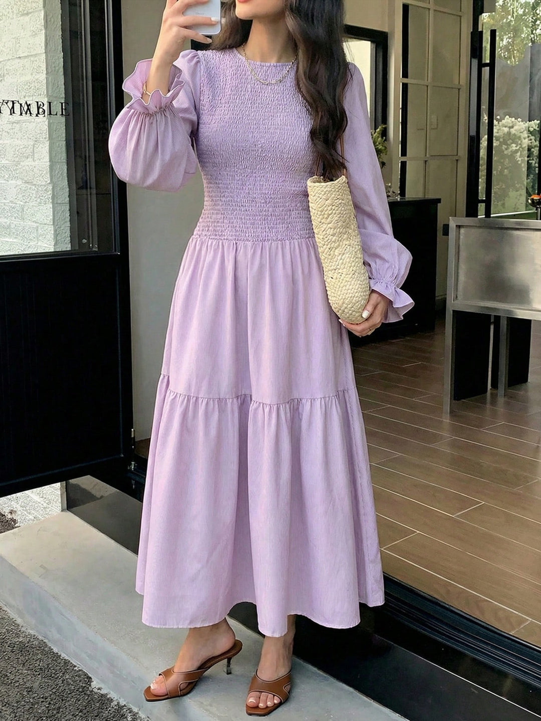 Rochie maxi SHEIN, mov