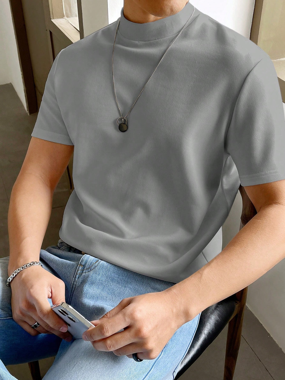 Tricou SHEIN, gri