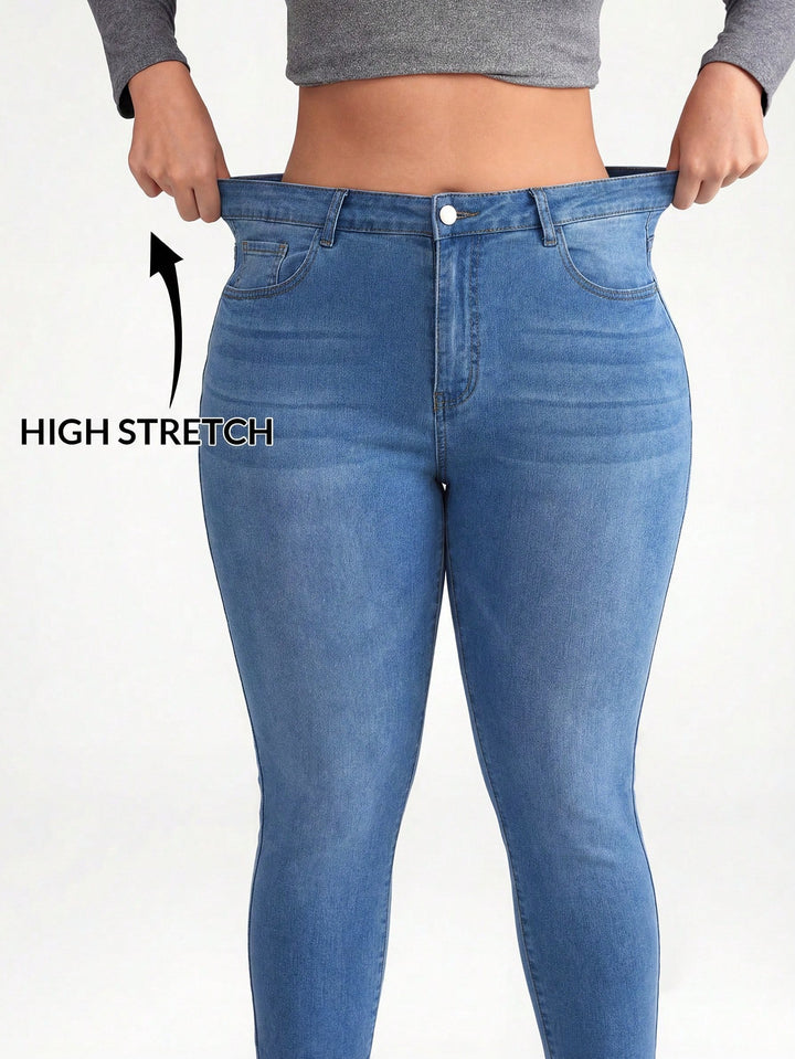 Jeans SHEIN, albastru