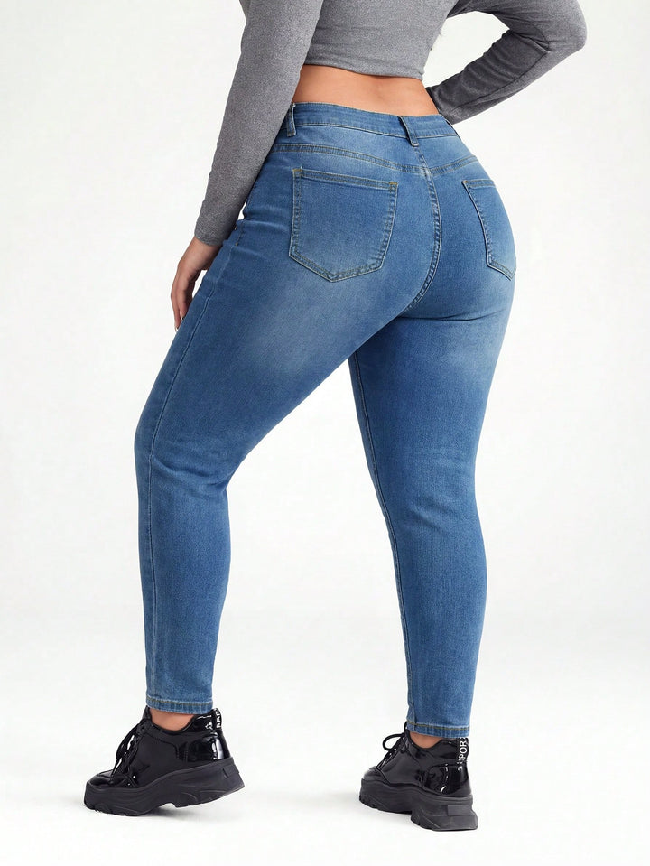 Jeans SHEIN, albastru