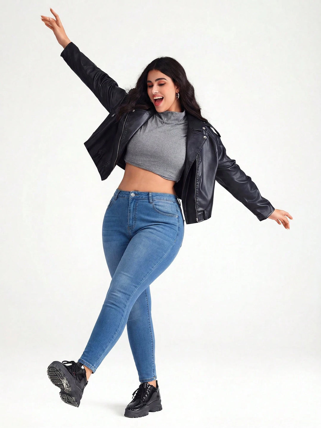 Jeans SHEIN, albastru