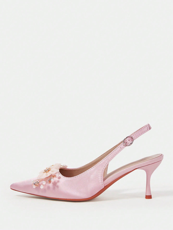 Pantofi cu toc SHEIN, roz