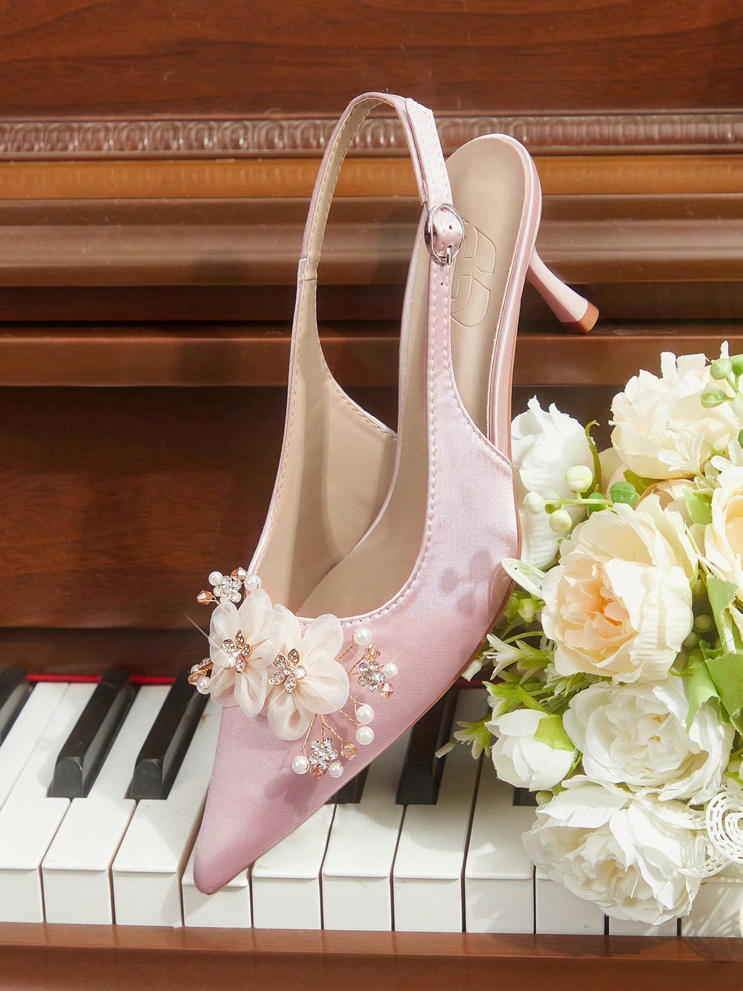 Pantofi cu toc SHEIN, roz