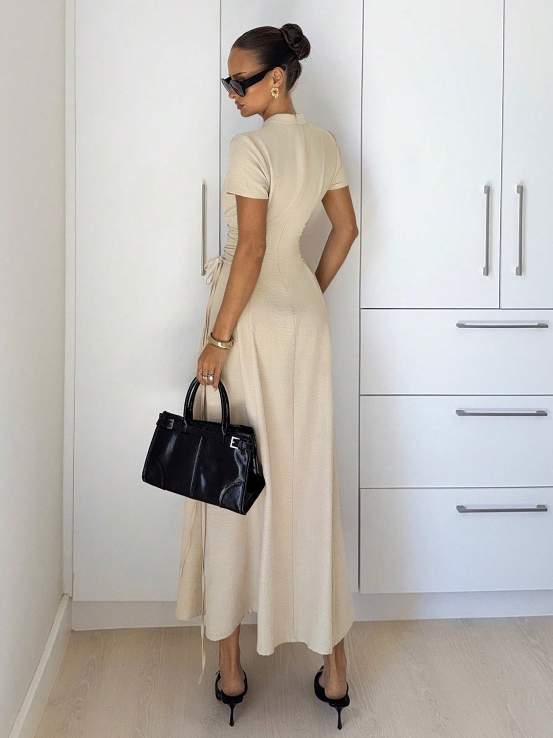 Rochie maxi SHEIN, kaki