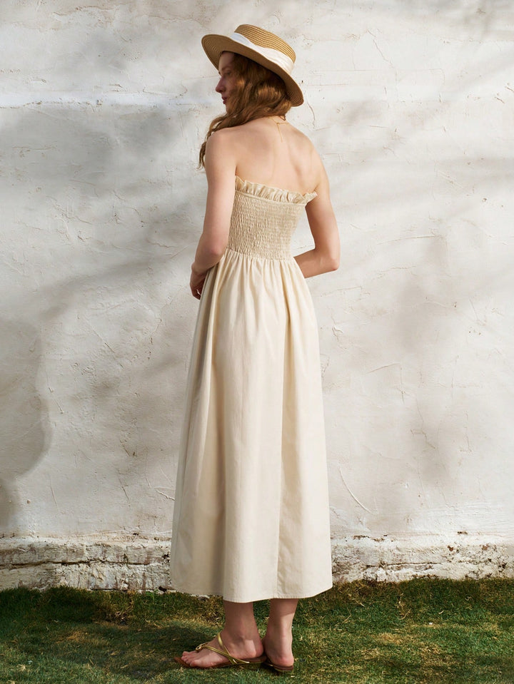 Rochie maxi SHEIN, portocaliu