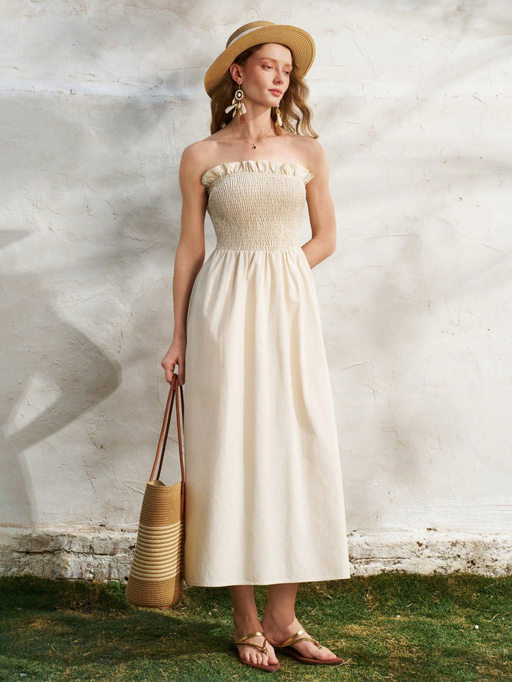 Rochie maxi SHEIN, portocaliu