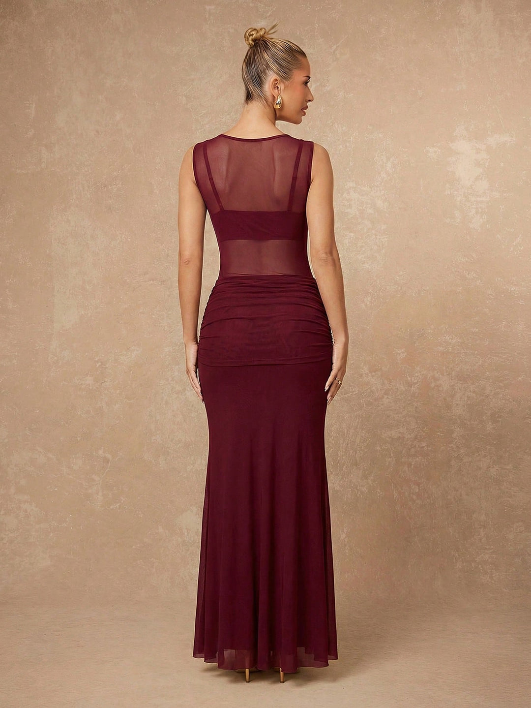Rochie maxi SHEIN, vișiniu