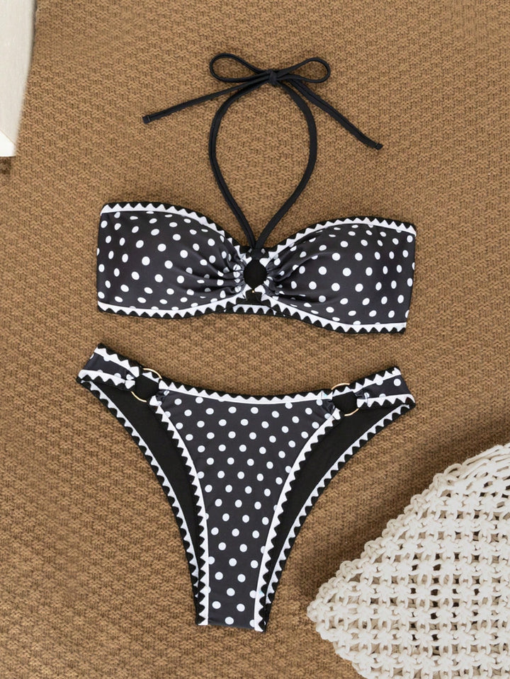 Set bikini SHEIN, negru