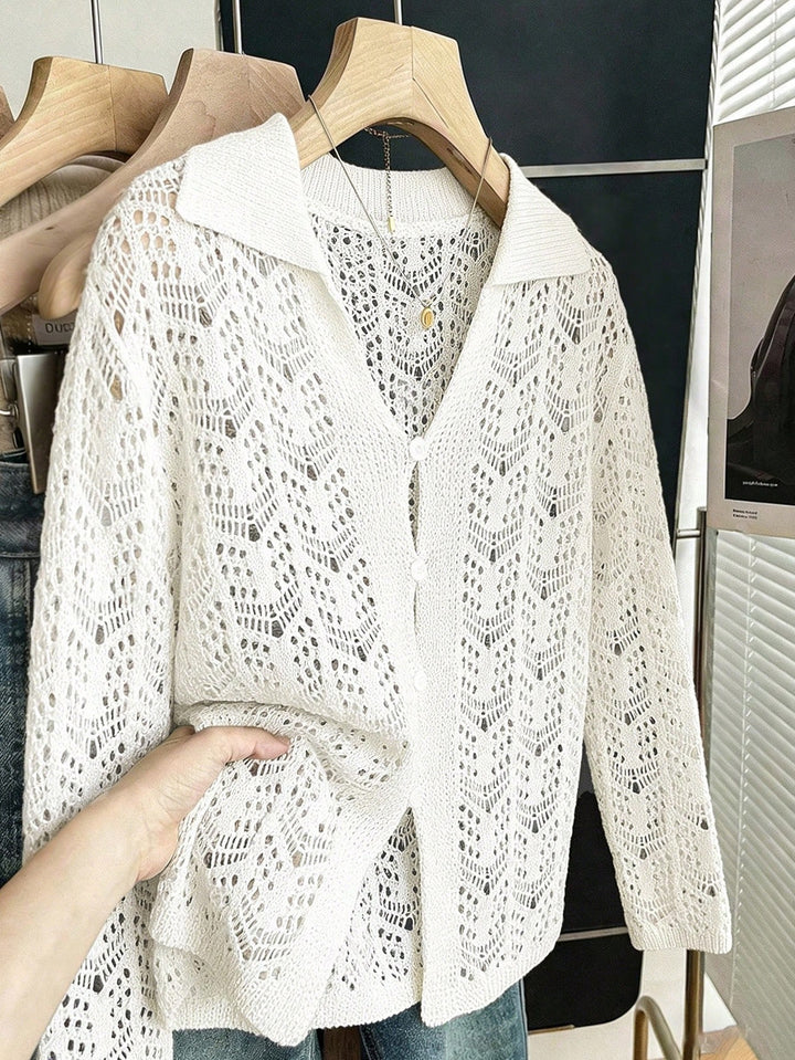 Cardigan SHEIN, alb