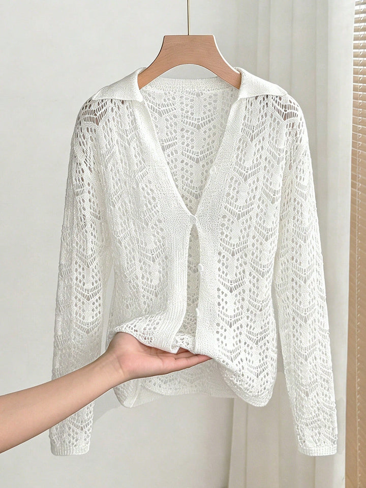 Cardigan SHEIN, alb