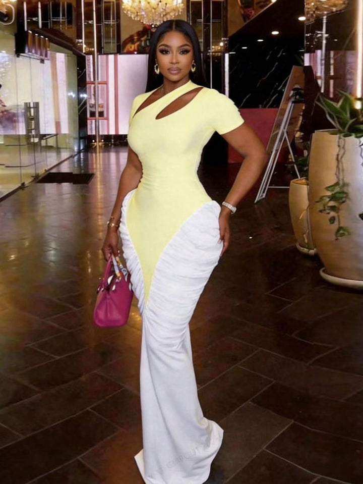 Rochie maxi SHEIN, mix culori