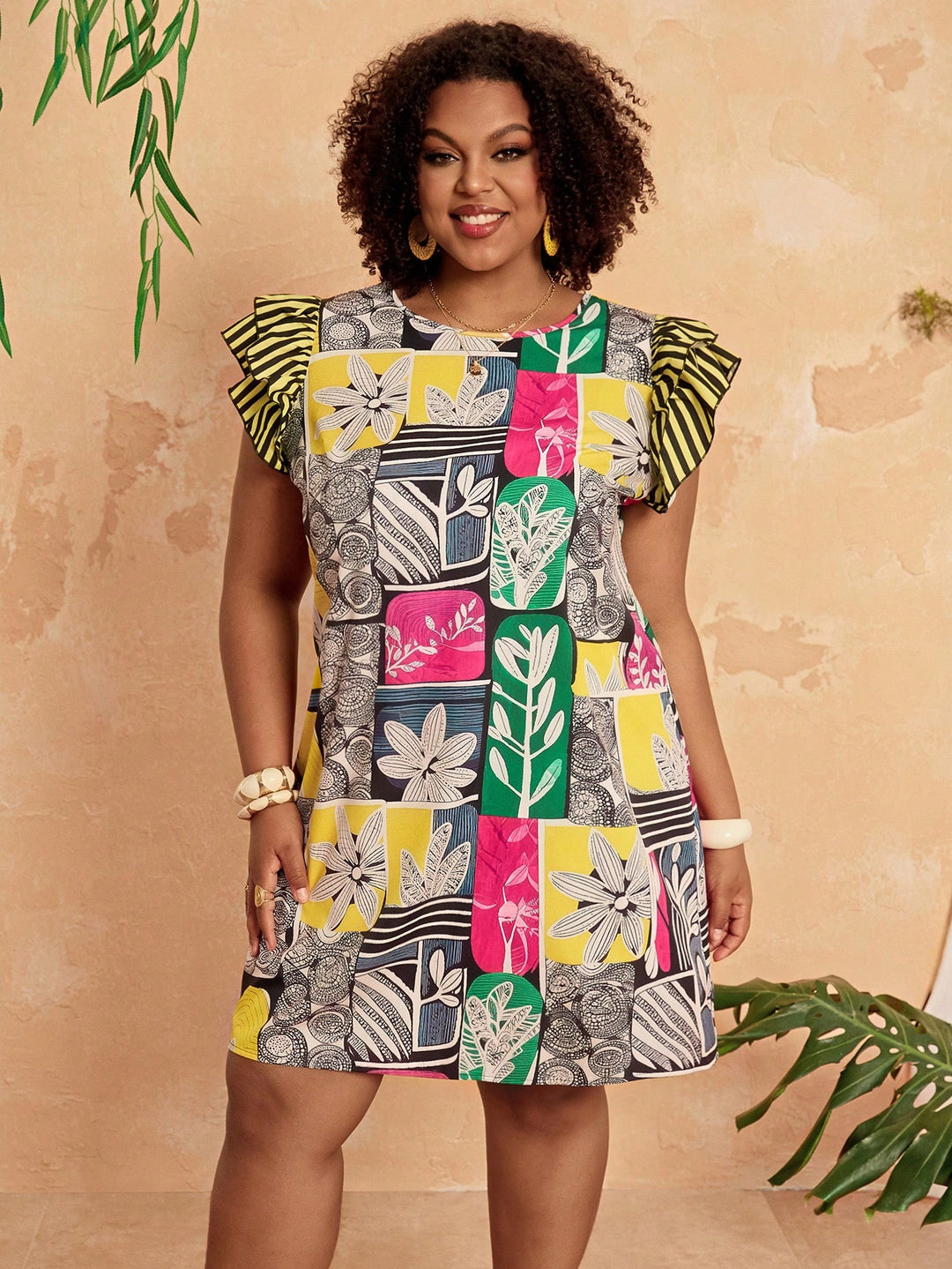 Rochie SHEIN, mix culori