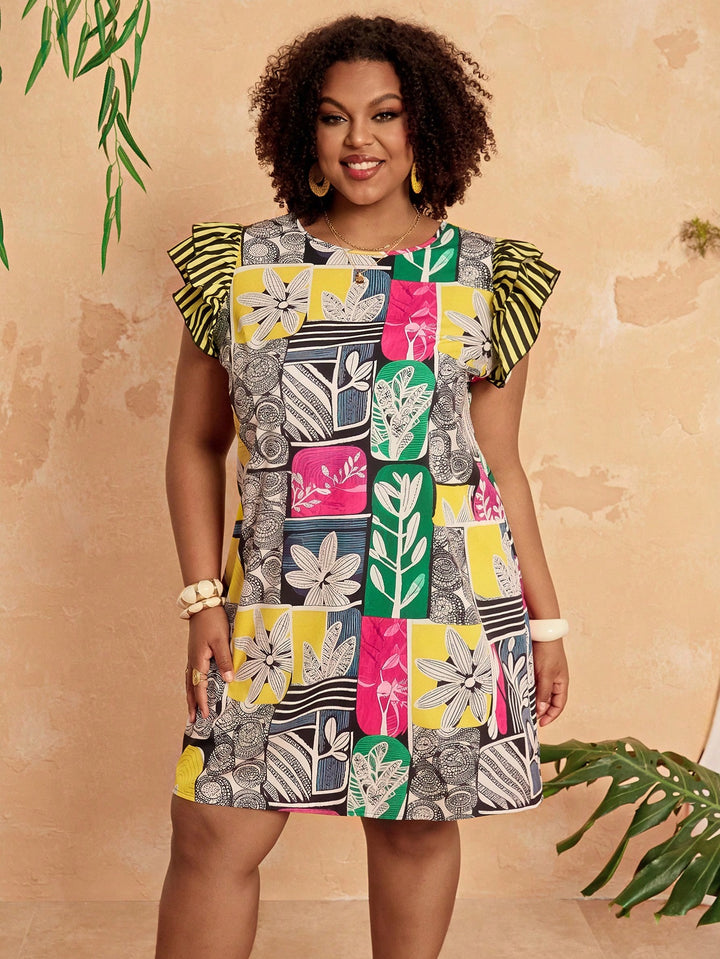 Rochie SHEIN, mix culori