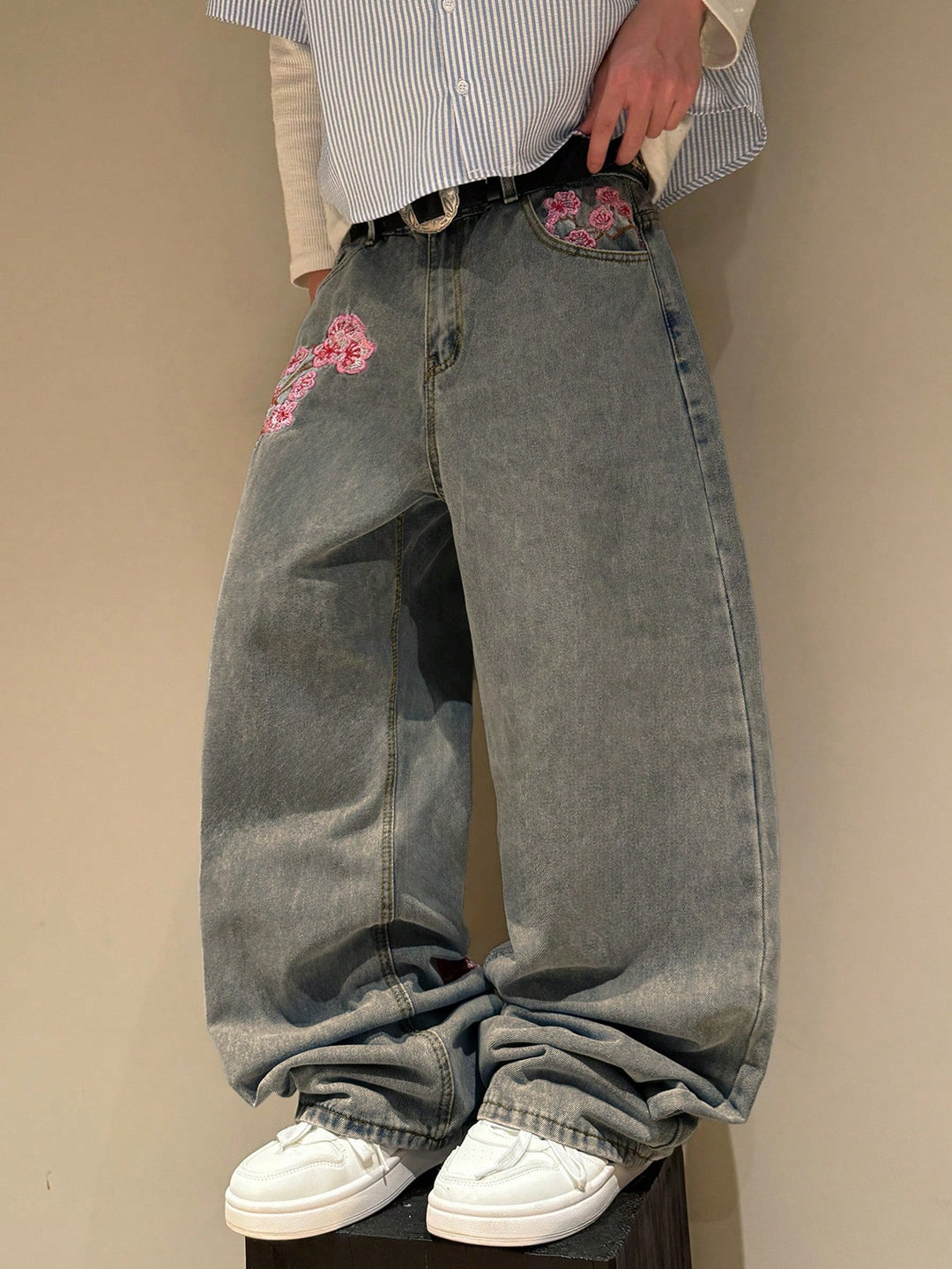 Jeans SHEIN, albastru