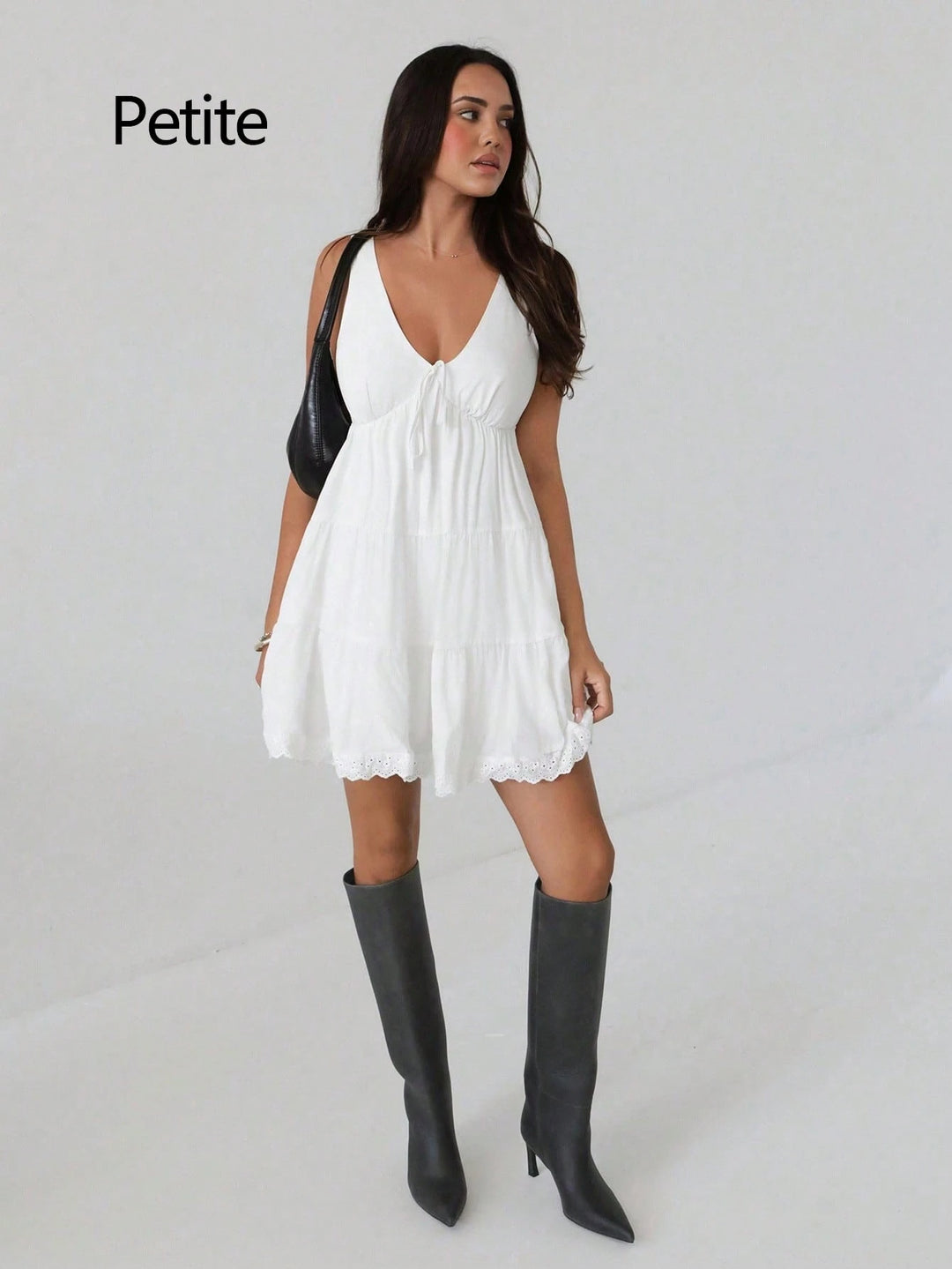 Rochie mini SHEIN, alb
