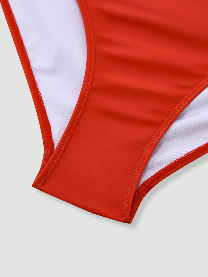 Costum de baie SHEIN, verde