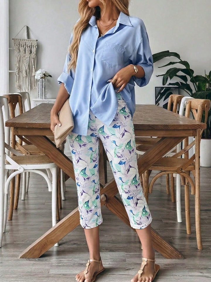 Pantaloni 3/4 SHEIN, mix culori